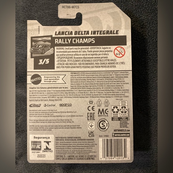 "🥦5/$25🥦" Hot Wheels Lancia Delta Integrale - Picture 4 of 5
